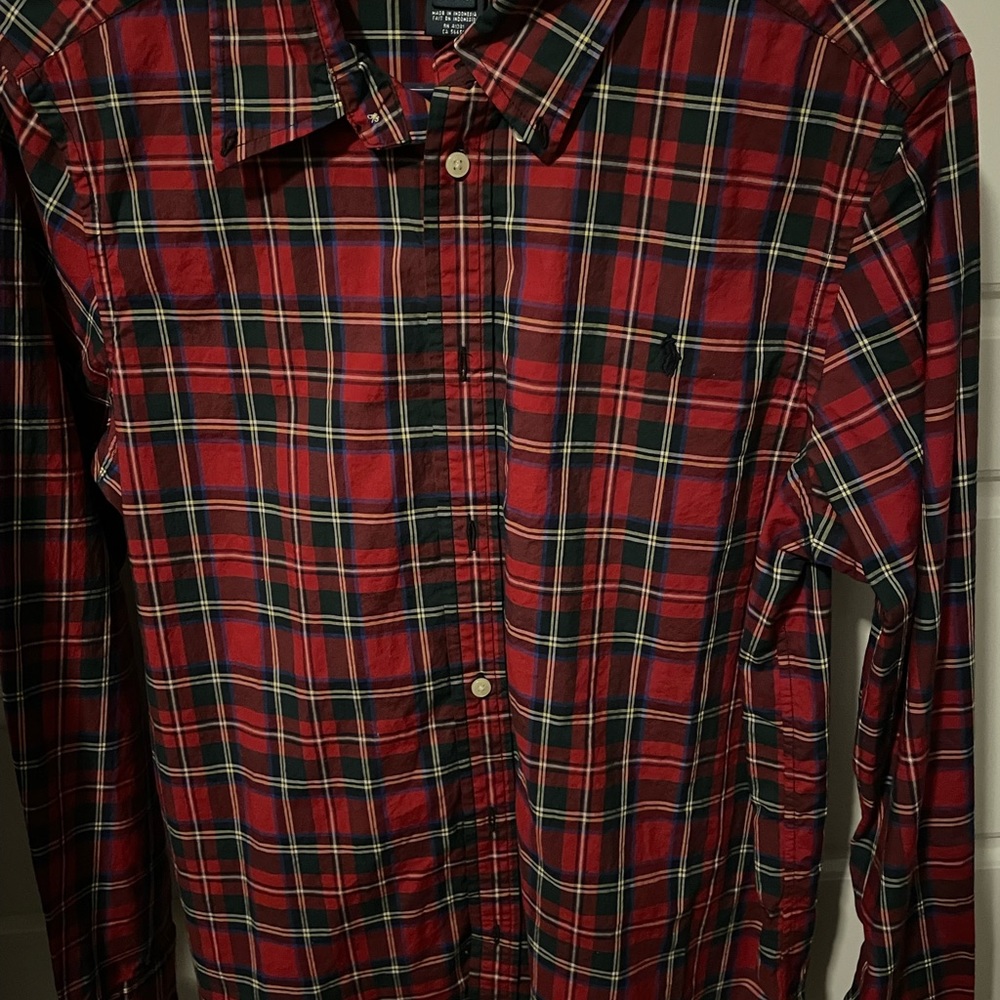 Boys Ralph Lauren Dress Shirt size (18-20) XL perfect for the holidays!! 👏🏼♥️